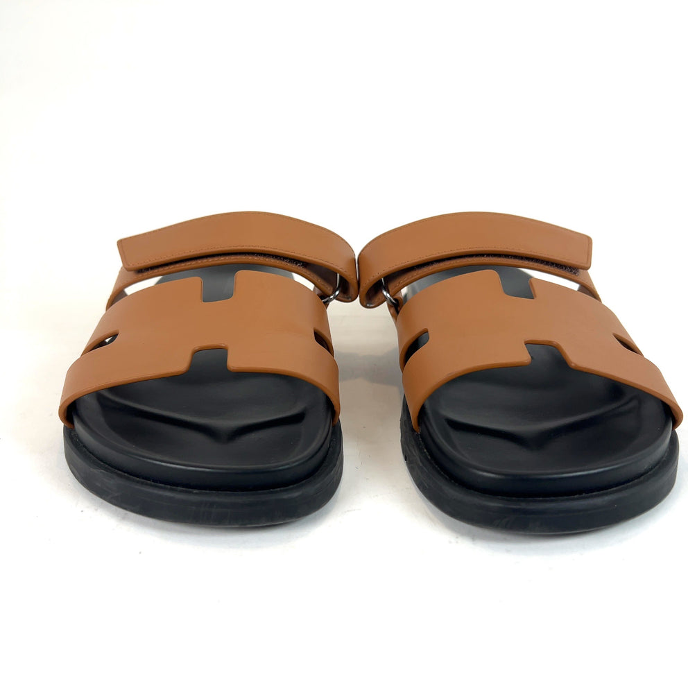 Hermes Chypre Leather Sandals