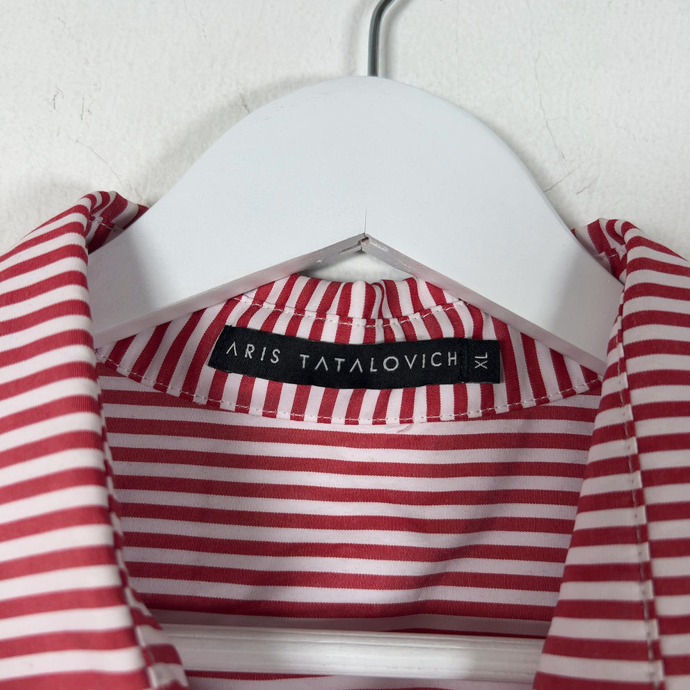 Aris Tatalovich Striped 'Contestant' Button-Up Shirt