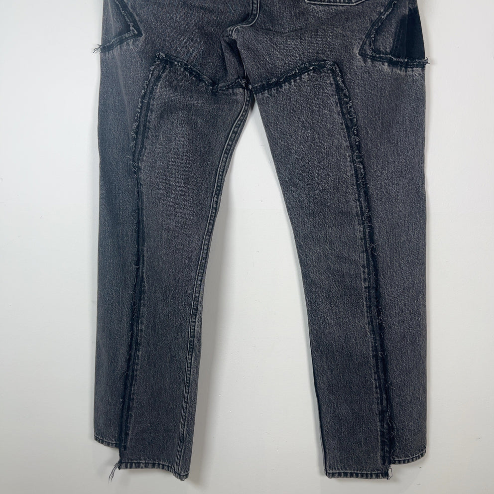 Vetements x Levis Reconstructed Straight Fit Denim Jeans