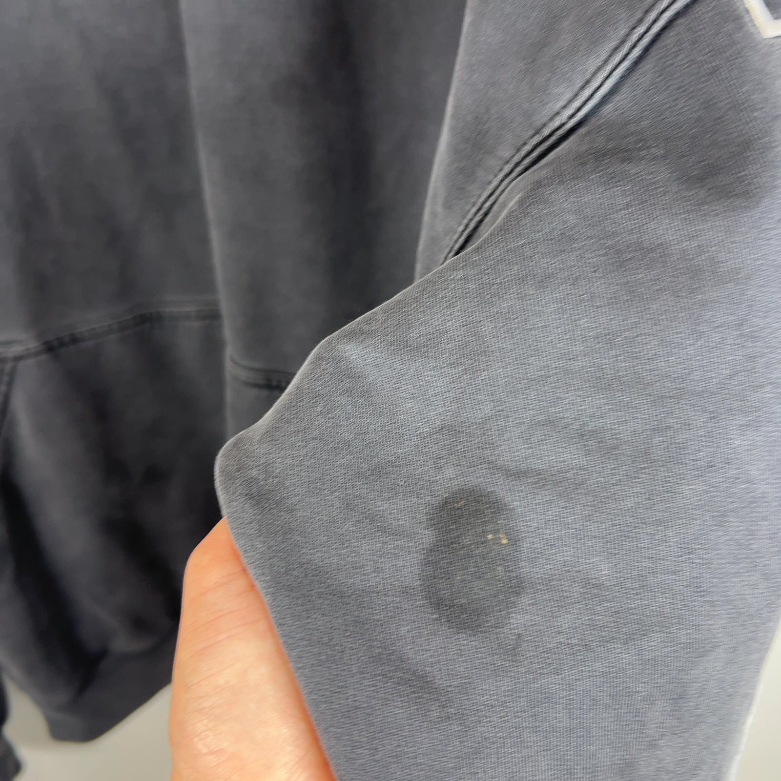 Balenciaga Embroidered Logo Sleeve Hoodie