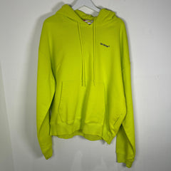 Off-White Green 'Public Television' Hoodie Size XXL