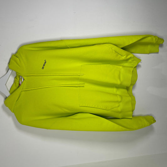 Off-White Green 'Public Television' Hoodie Size XXL