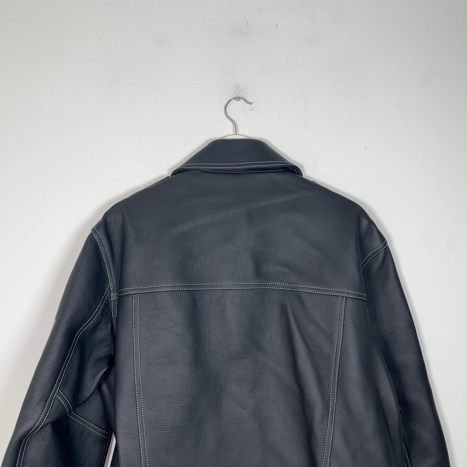 Louis Vuittion Frequency Chic Embrodied Leather Blouson Jacket Size 54