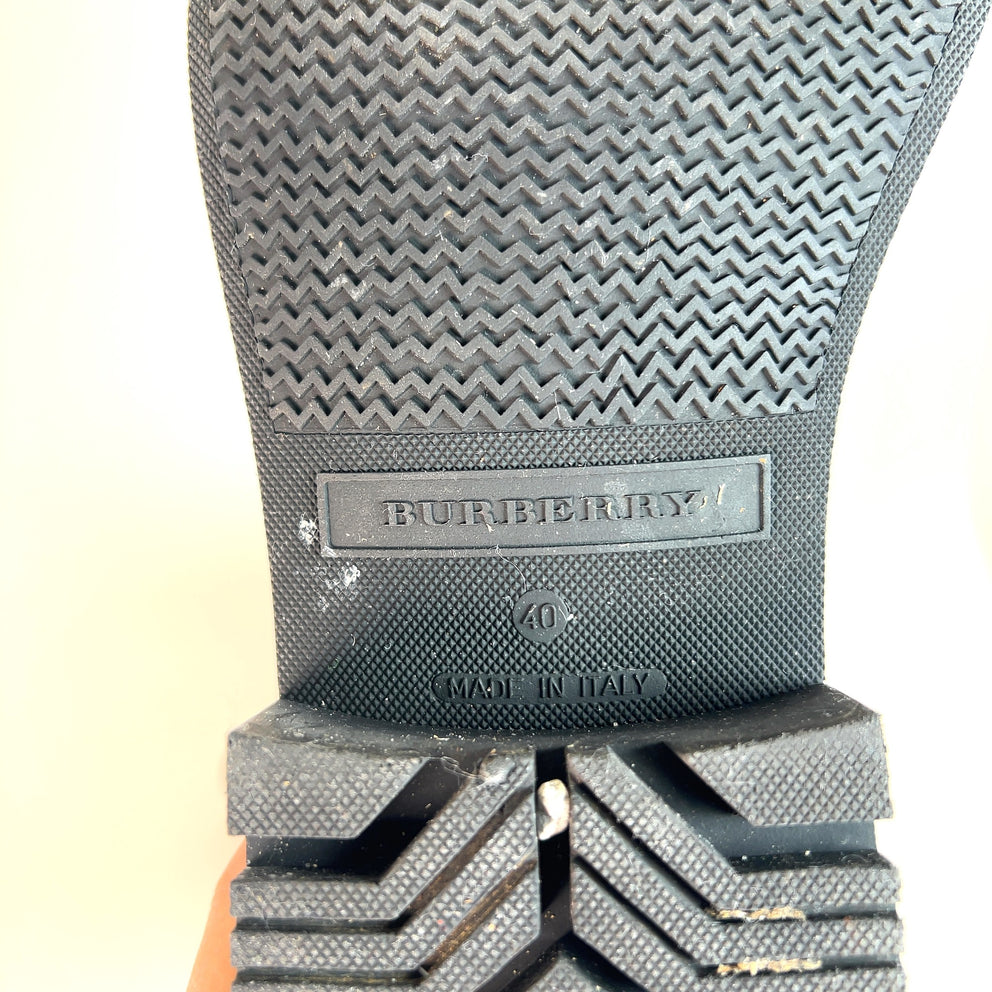 Burberry Canvas Heart Rain Boots