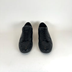 Louis Vuitton Luxemburg Black Leather Lowtop Sneakers