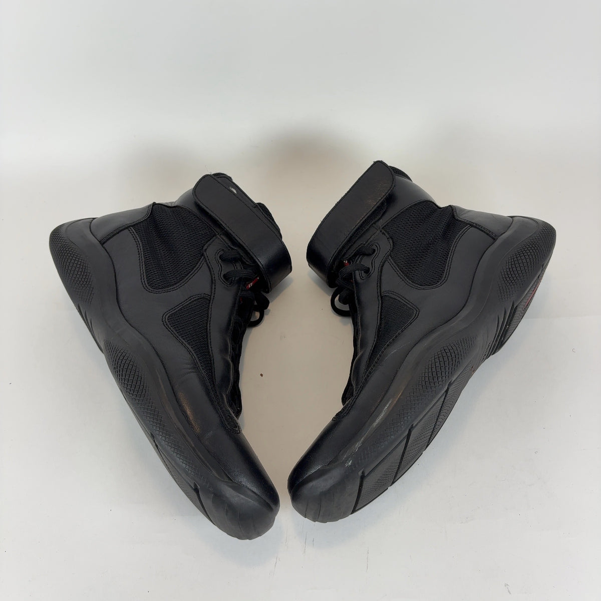Prada Black High-Top America Cups