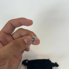 Chrome Hearts Small Cross Stud Earrings