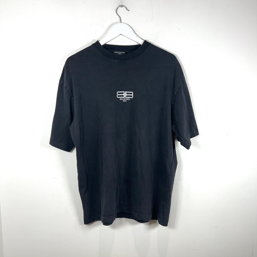 Balenciaga Icon BB Embroidered T-Shirt