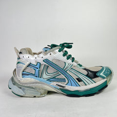 Balenciaga Green/Blue Mesh Runners