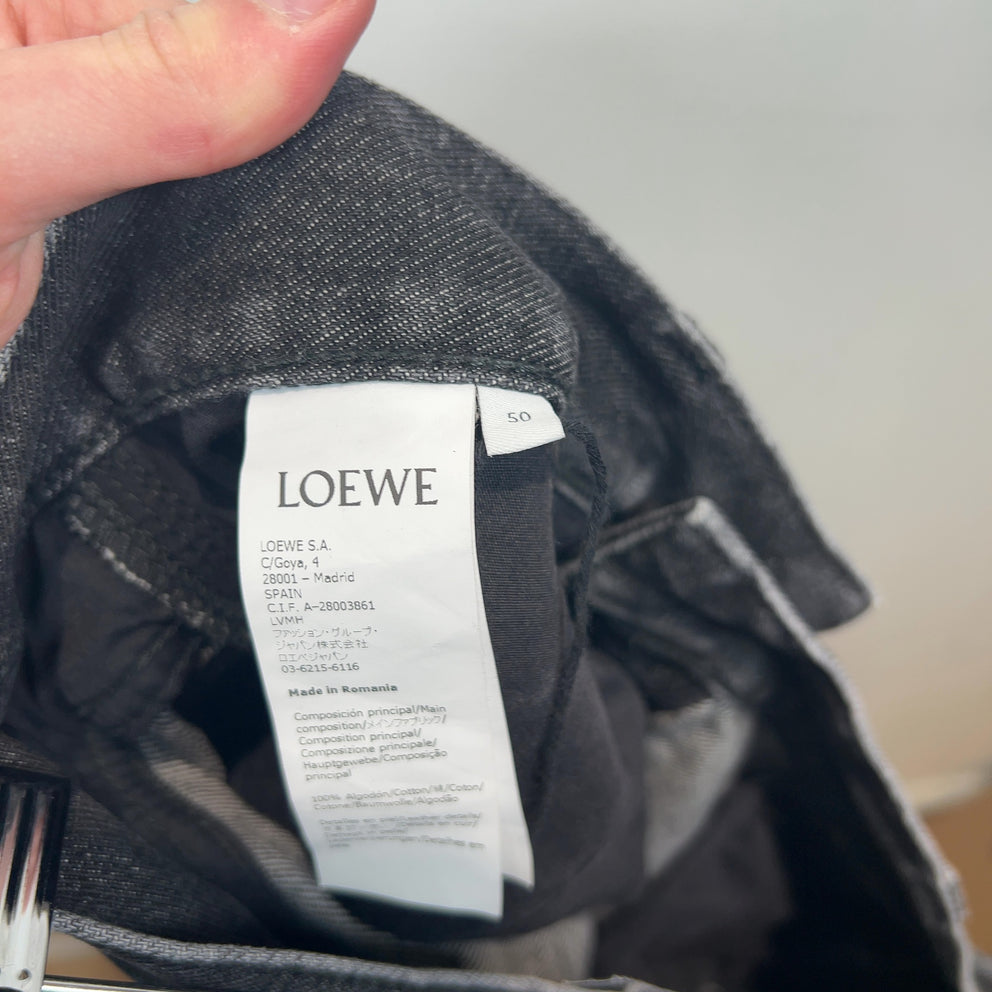 Loewe Anagram Pocket Washed Jeans