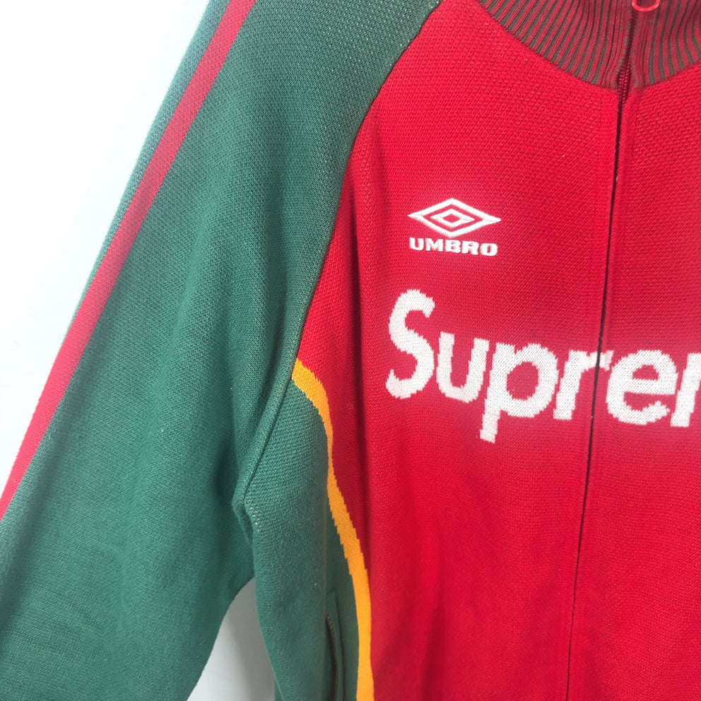Supreme Umbro Logo Knit Zip-Up Sweater