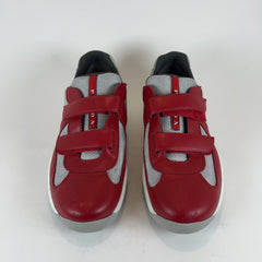 Prada Velcro Strap Americas Cups Low Top Sneaker