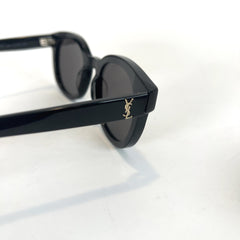 Saint Laurent Rounded 'YSL' Logo Sunglasses