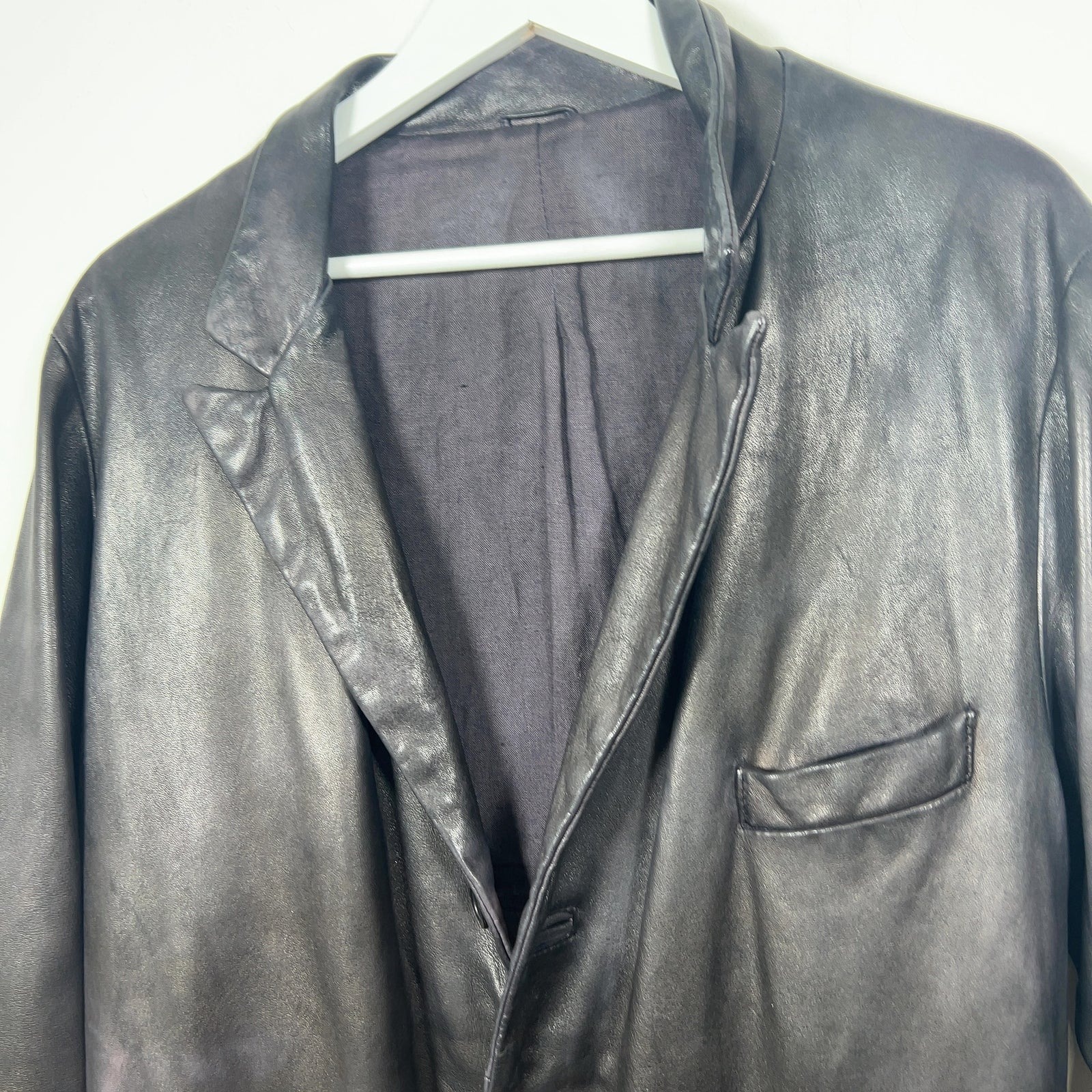 Giorgio Brato Leather Blazer