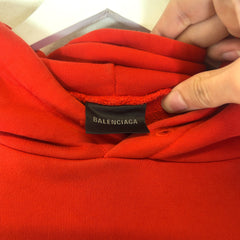 Balenciaga Embroidered Logo Hoodie