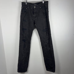 Dolce Gabbana Distressed Patch Jeans
