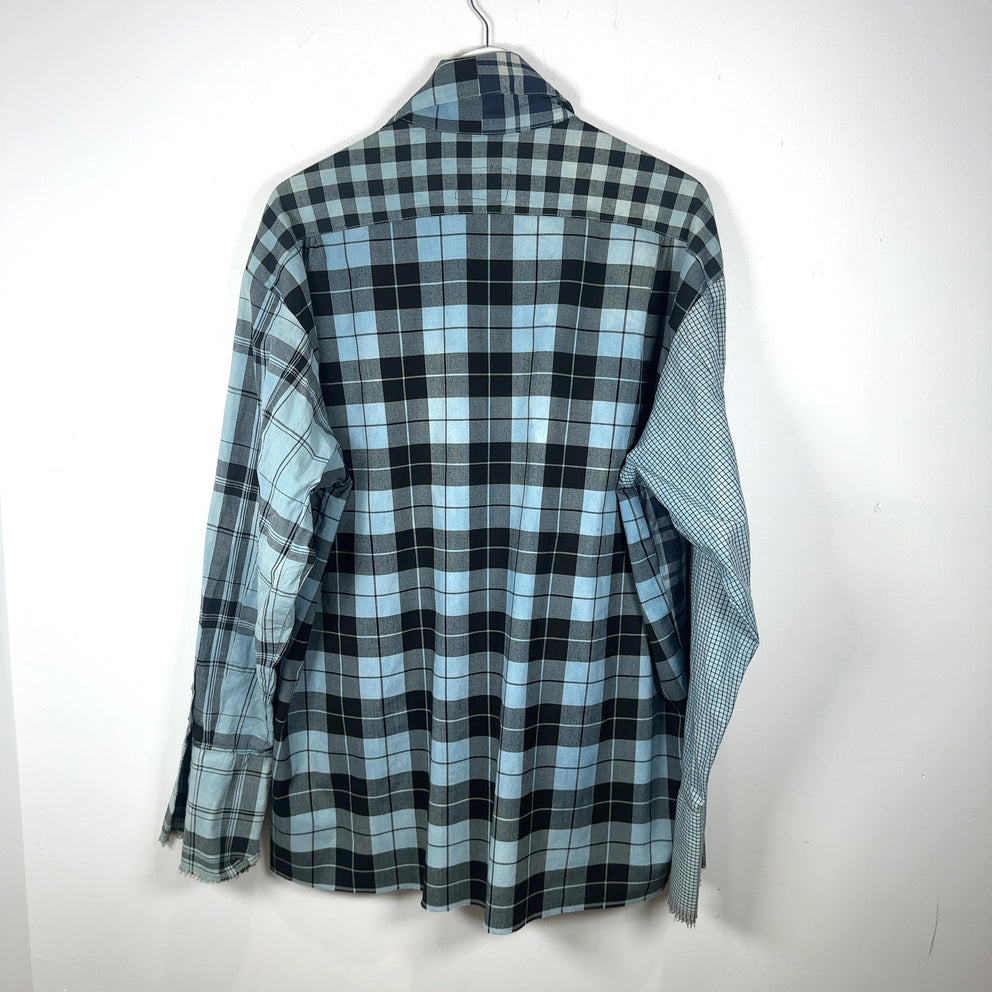 Greg Lauren Hybrid Patch Flannel Shirt