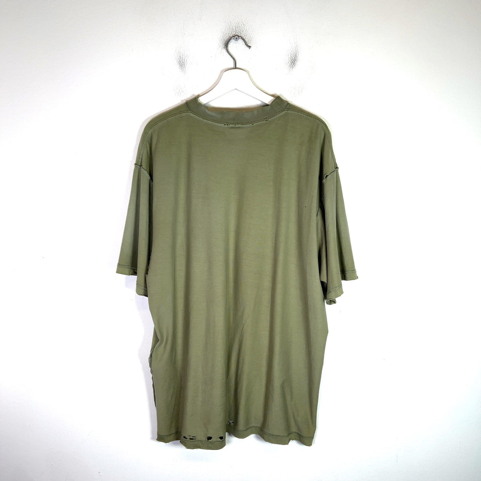 Balenciaga Inside Out Distressed Logo T-Shirt