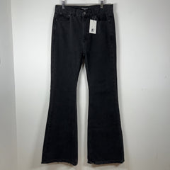 Balenciaga Black Flared Denim Pants