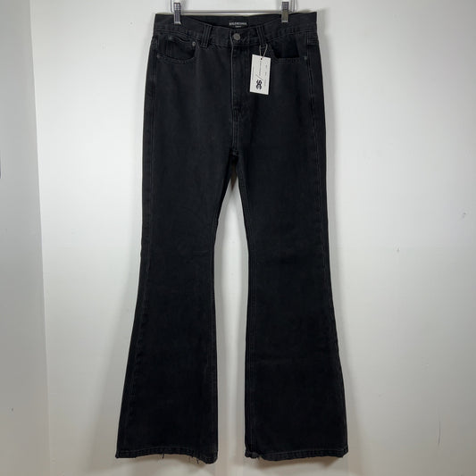 Balenciaga Black Flared Denim Pants