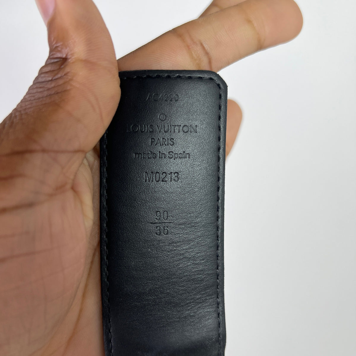 Louis Vuitton Damier LV Initiales Belt