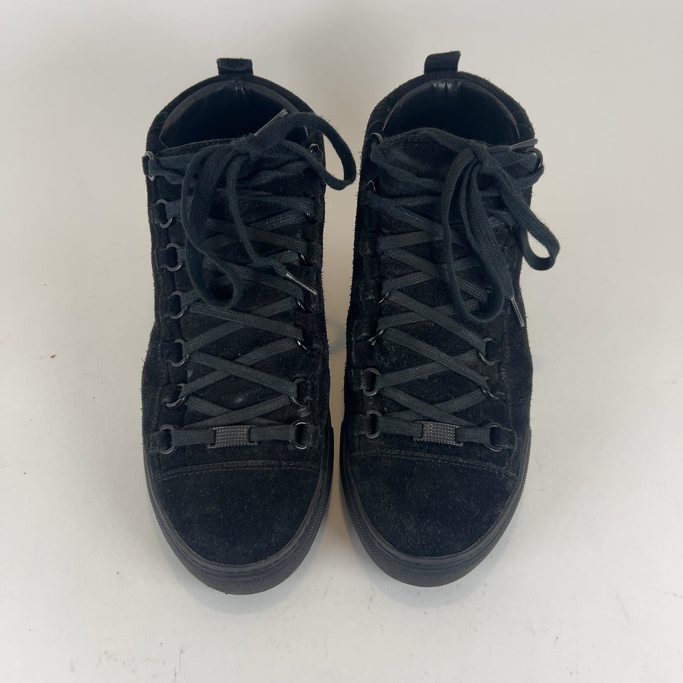 Balenciaga Suede 'Arena' Hightop Sneakers