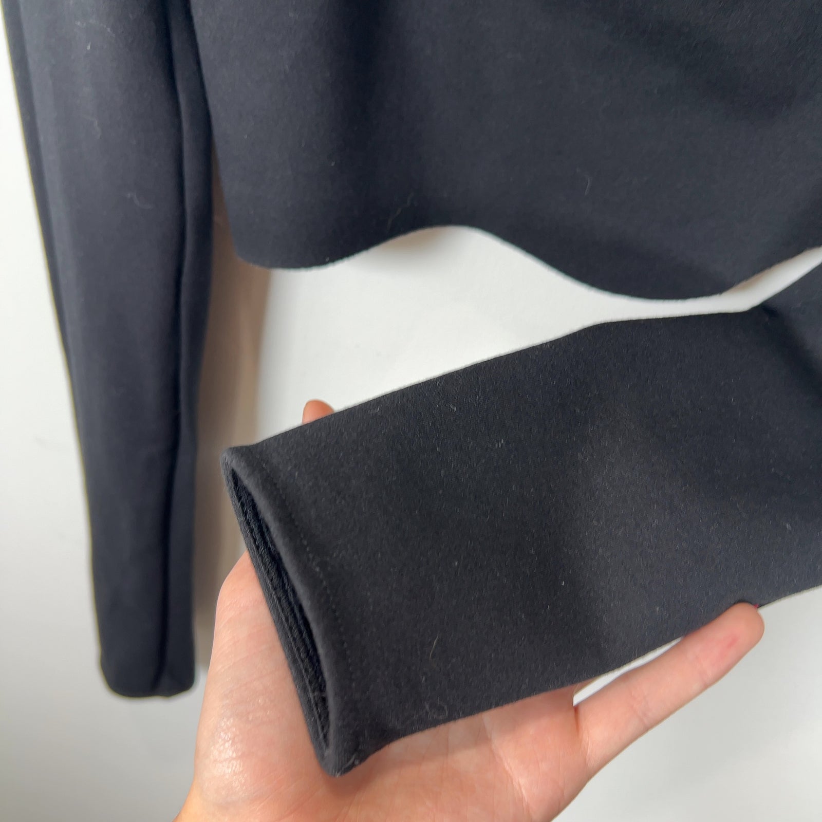 Staud Open Chest Zip-Up Long-Sleeve Longsleeve