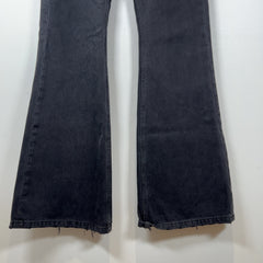 Balenciaga Black Flared Denim Pants