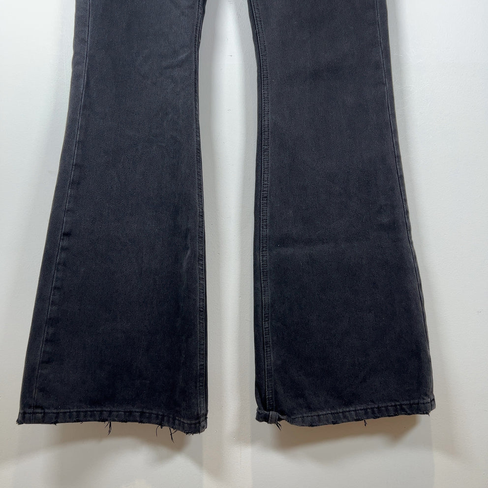 Balenciaga Black Flared Denim Pants