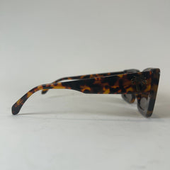 Palm Angels Large Square Tortoise Shell Frame Sunglasses