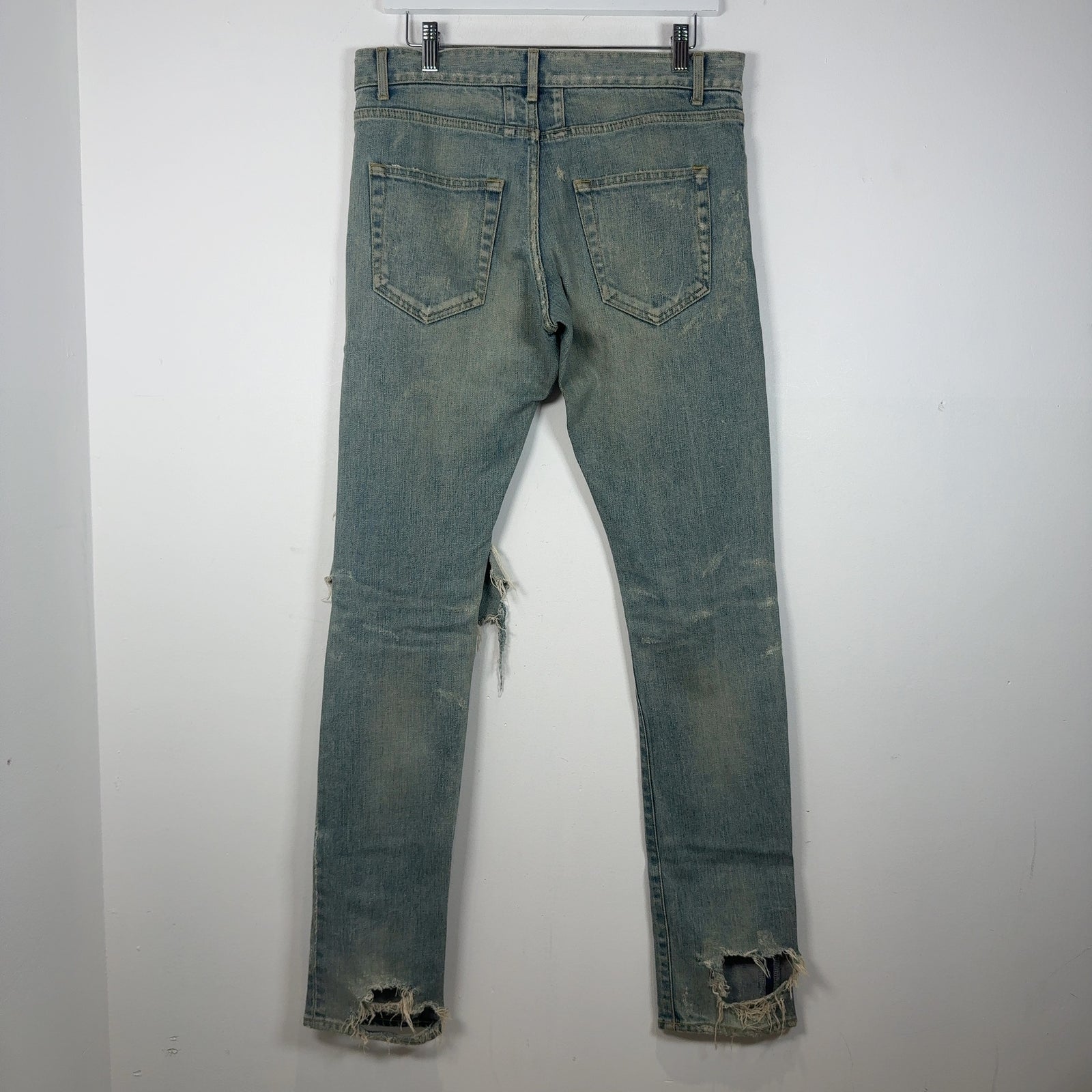 Saint Laurent Thrashed D02 Denim Jeans