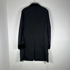 Comme Des Garcon Black Suede/Silk Black Multi-Pocket Outershirt Size XL