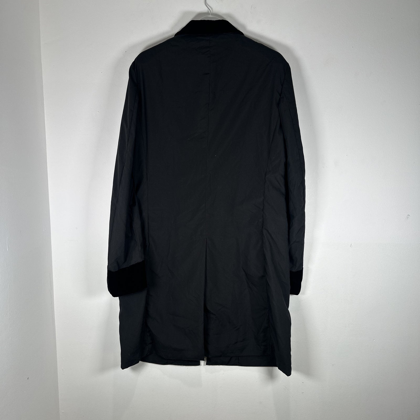 Comme Des Garcon Black Suede/Silk Black Multi-Pocket Outershirt Size XL