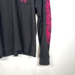 Chrome Hearts Pink Floral Cross Longsleeve