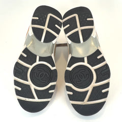 Chanel Brown Interlocking C Trainers