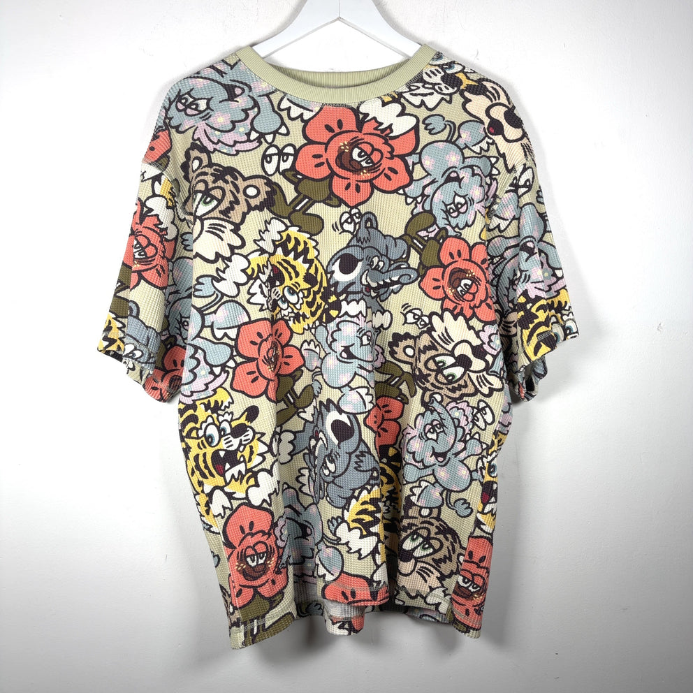 Kenzo Waffle Allover Graphic T-Shirt