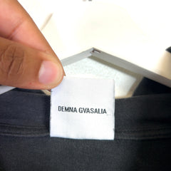 Vetements FW18 Metal Tour Hooded Longsleeve