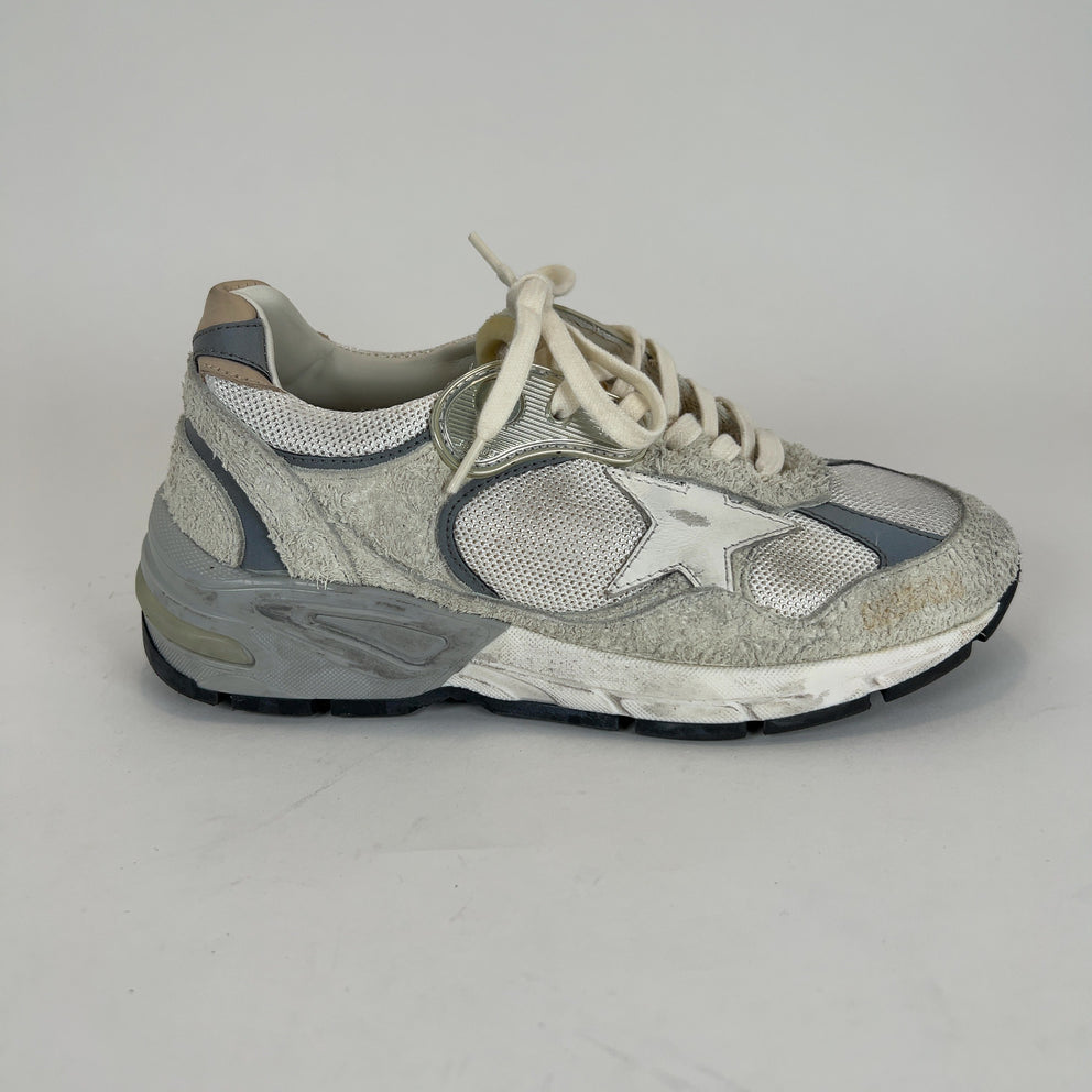 Golden Goose Dad Star Lace Up Lowtop Sneakers
