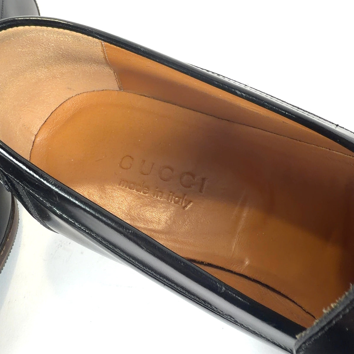 Gucci Horsebit Double Black Leather Loafer