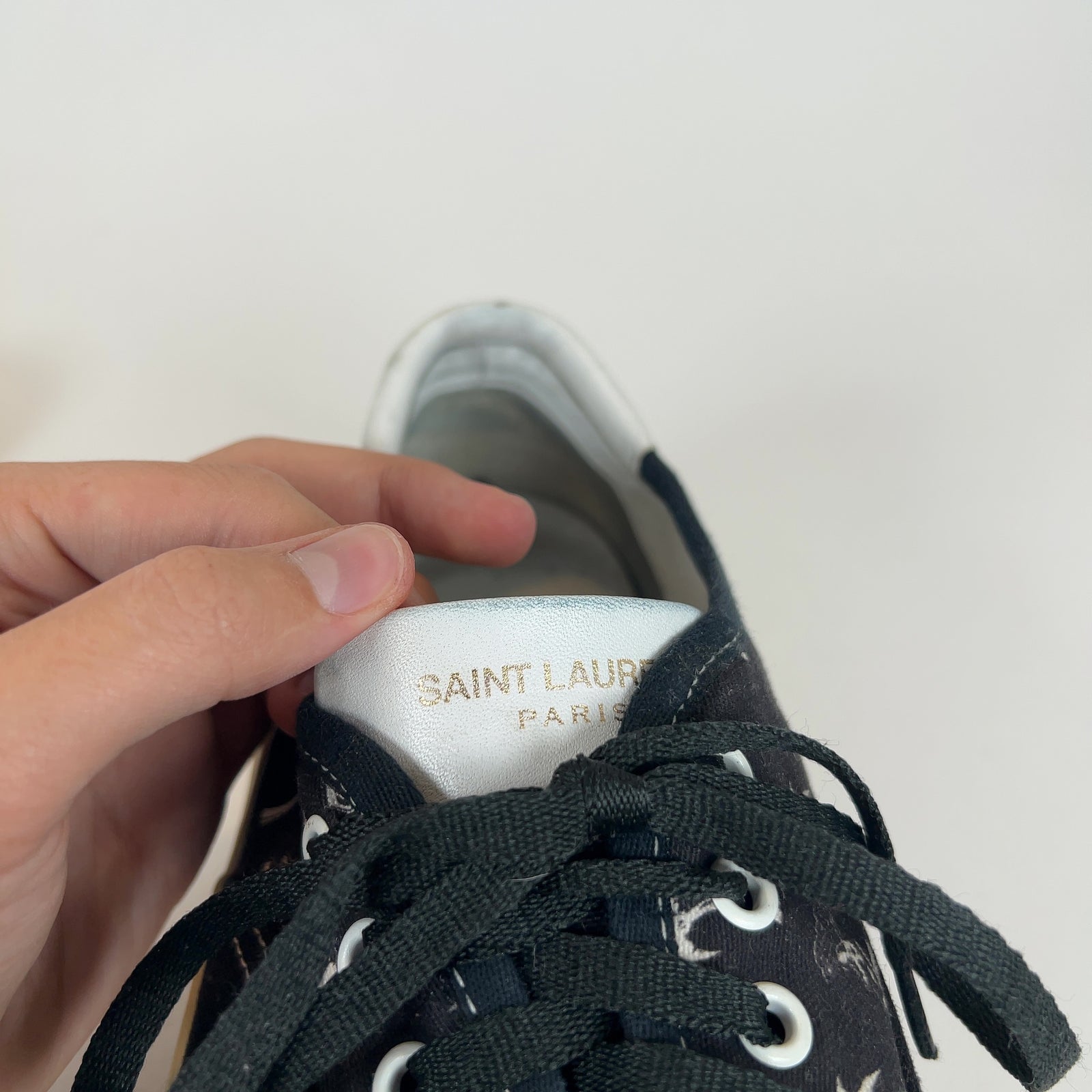 Saint Laurent SS14 'Palm Tree' Lowtop Sneakers