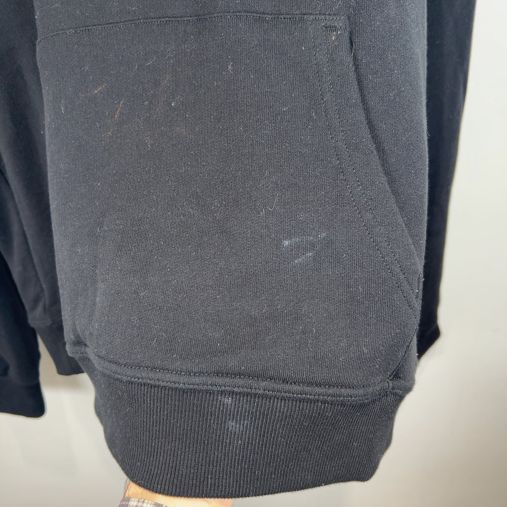 Burberry Spell Out Embroidered Logo Hoodie