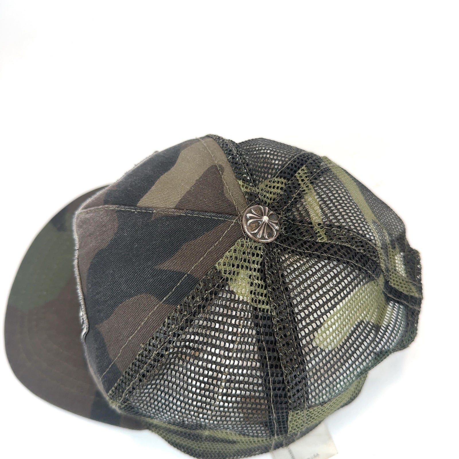 Chrome Hearts Camo 'CH' Trucker Hat