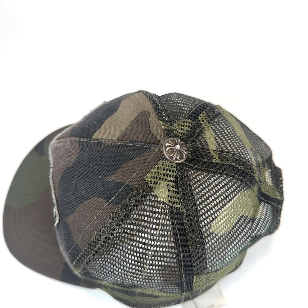 Chrome Hearts Camo 'CH' Trucker Hat