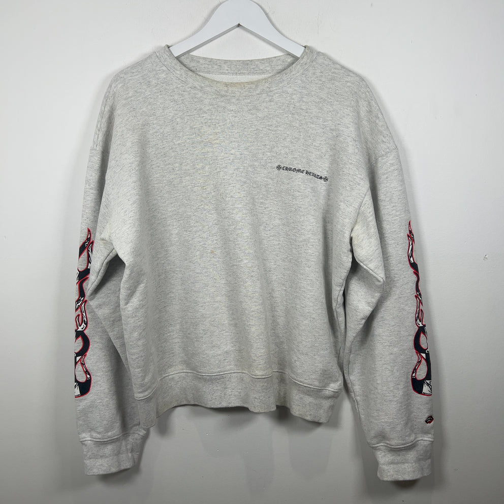 Chrome Hearts Matty Boy Flame Crewneck