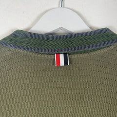 Thom Browne Striped Knit Polo