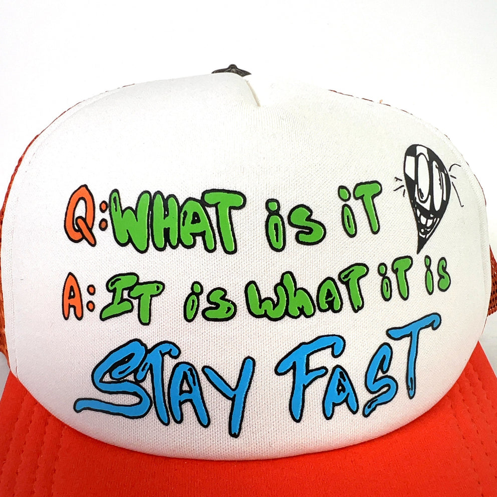 Chrome Hearts Matty Boy Stay Fast Trucker Hat