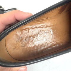 Gucci Lug Horsebit Black Loafer