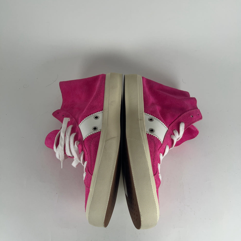 Tom Ford Pink Suede Leather High Tops Size 43.5