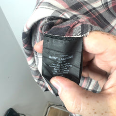 Saint Laurent Western Snap Flannel Shirt