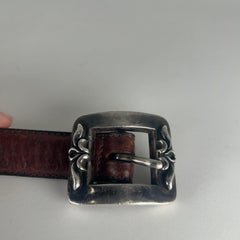 Chrome Hearts 1" Floral Square Belt